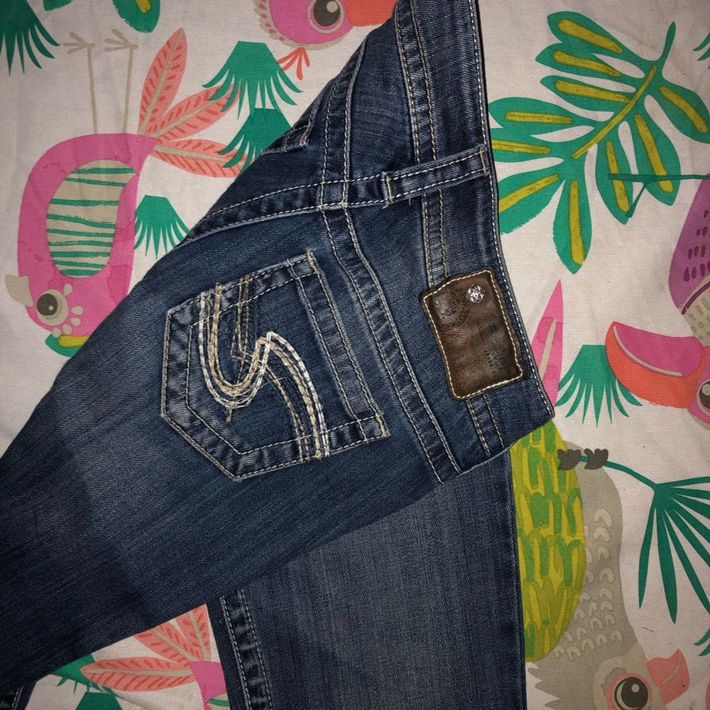 Silver jeans